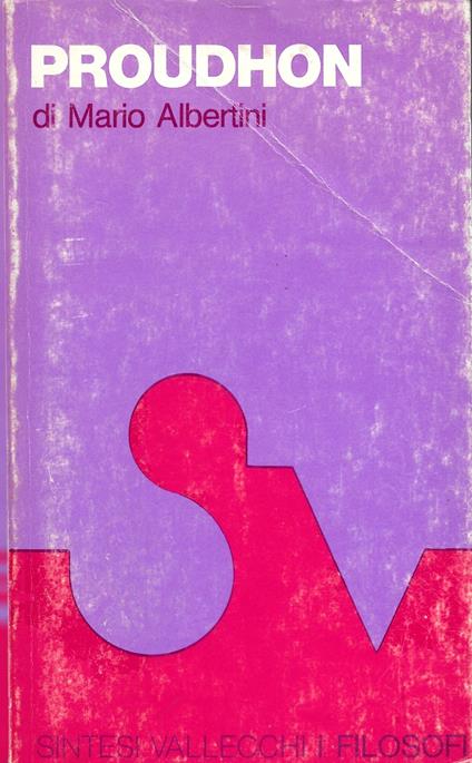 Proudhon - Mario Albertini - copertina