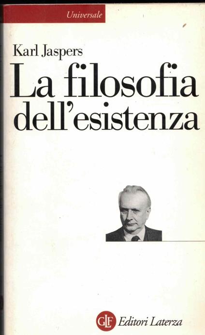 La filosofia dell'esistenza - Karl Jaspers - copertina