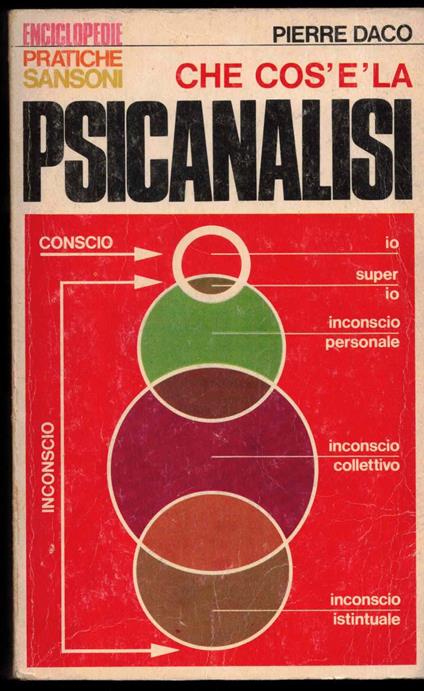 J 9726 Volume Che Cos'E' La Psicoanalisi Di Pierre Daco 1967 - Pierre Daco - copertina