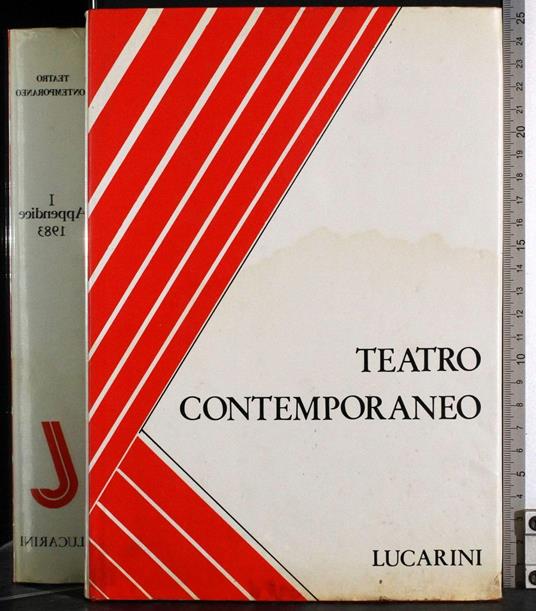 Teatro contemporaneo. Appendice I 1983 - Mario Verdone - copertina