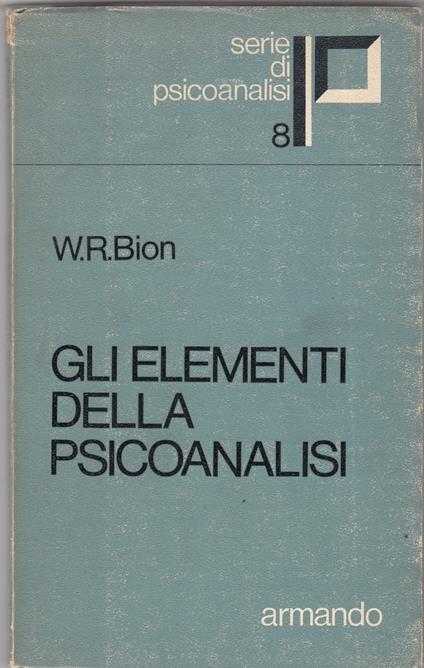 Gli elementi della psicoanalisi - copertina