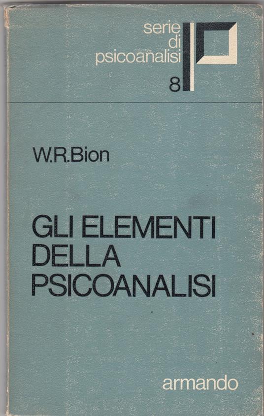 Gli elementi della psicoanalisi - copertina