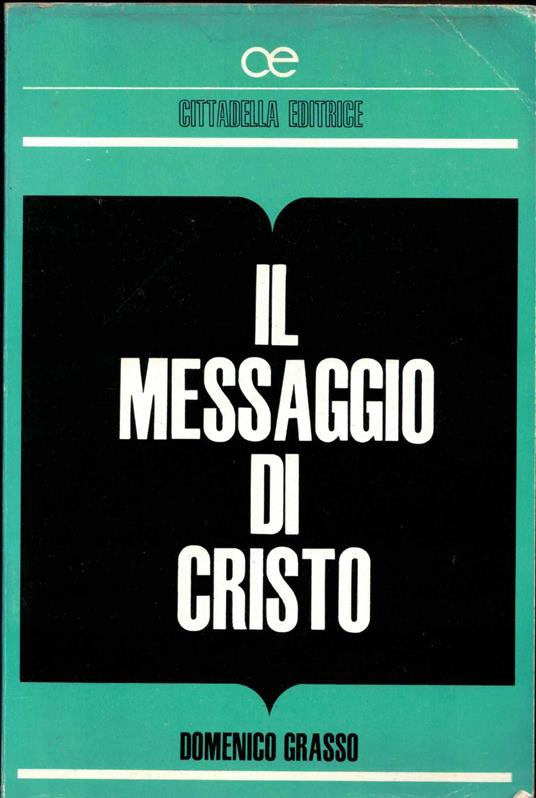 Il messaggio di Cristo - copertina