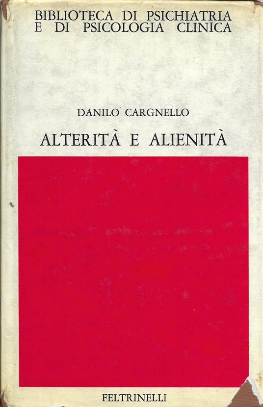 Alterità E Alienità - Danilo Cargnello - copertina