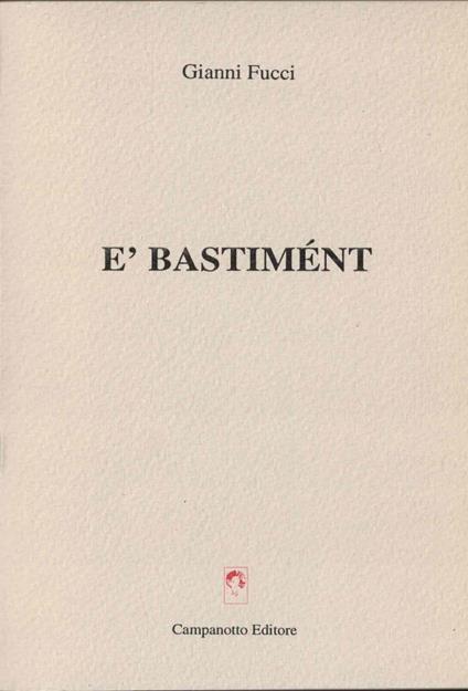 Bastimént (è) - copertina