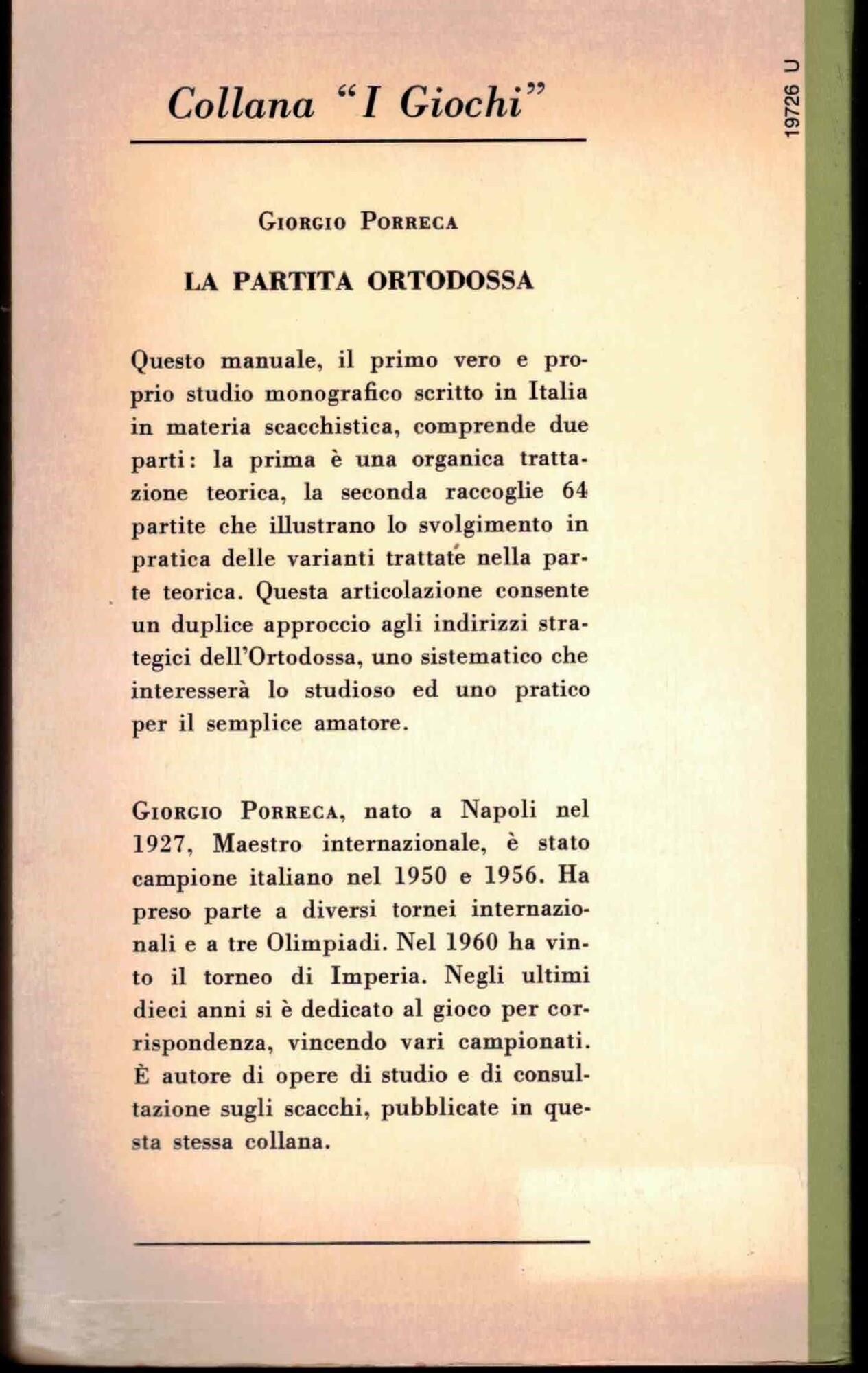 La Partita Ortodossa