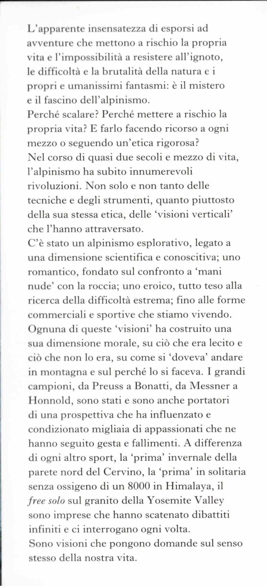 Visione verticale. La grande avventura dell'alpinismo