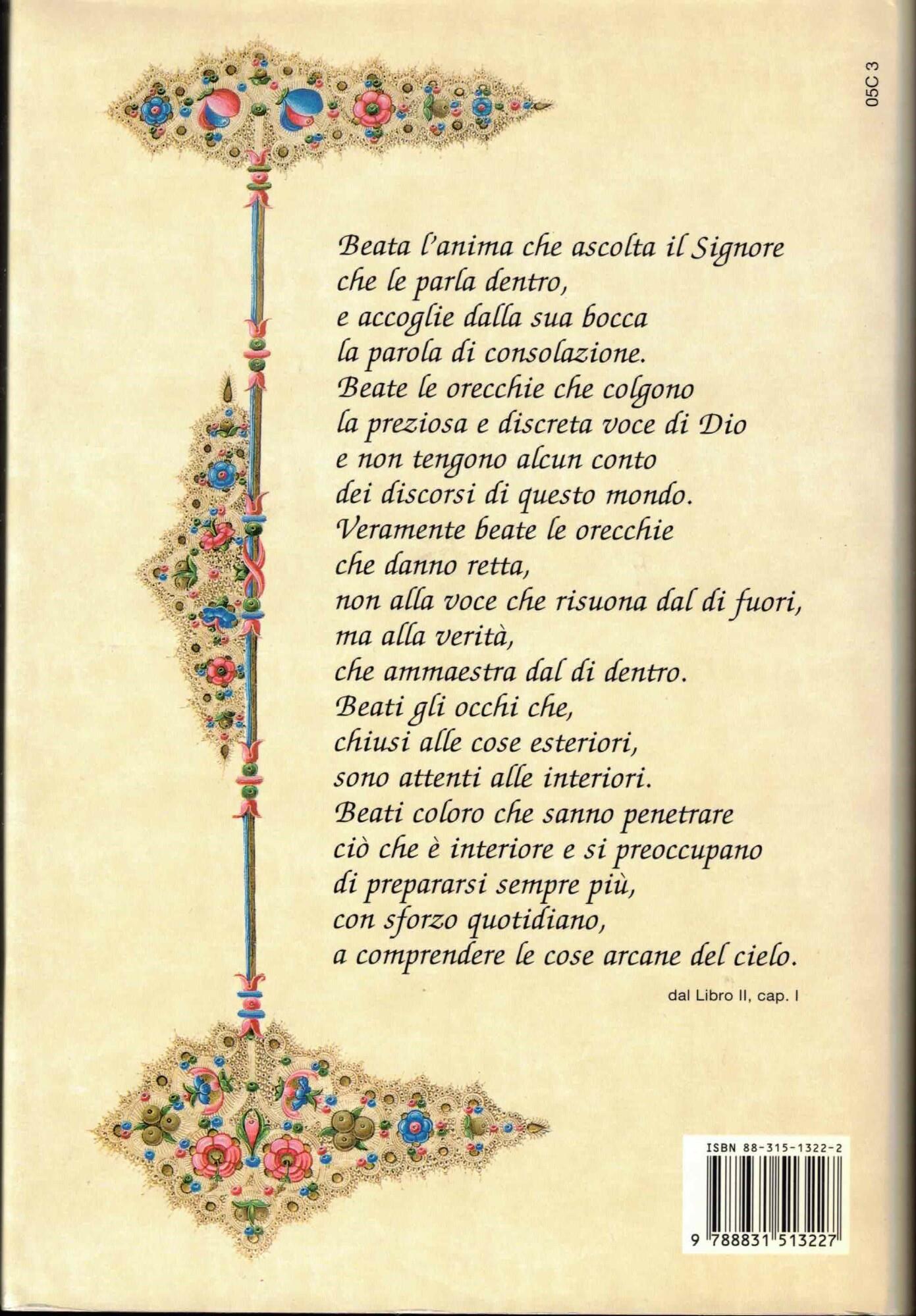 L' imitazione di Cristo. Miniature, lettere istoriate e fregi tratti dal Messale Della Rovere