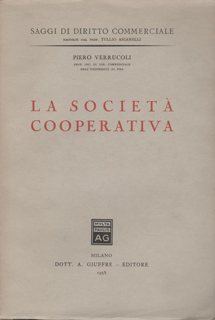 La Societa' Cooperativa - copertina