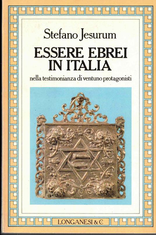 Essere ebrei in Italia - Stefano Jesurum - copertina