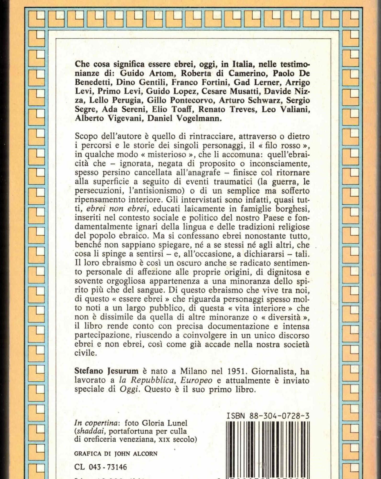 Essere ebrei in Italia