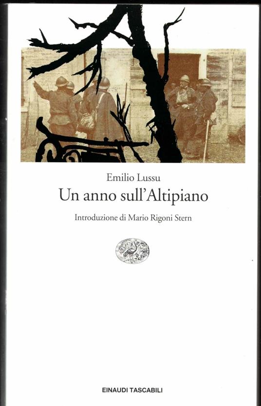Un anno sull'altipiano - Emilio Lussu - copertina