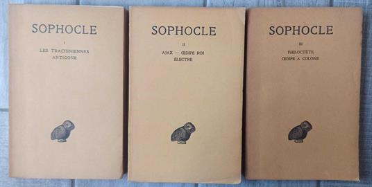 SOPHOCLE-Tome 1-2-3 - copertina