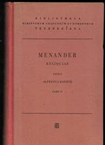 Menander Reliquiae