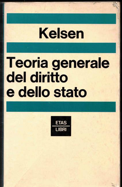 Teoria generale del diritto e dello Stato - copertina