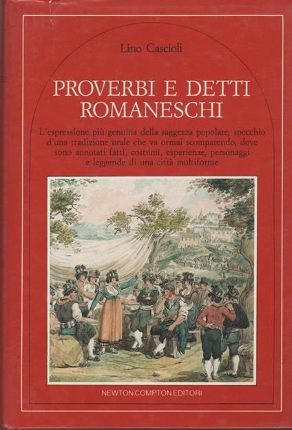 Proverbi e detti romaneschi - Lino Cascioli - copertina