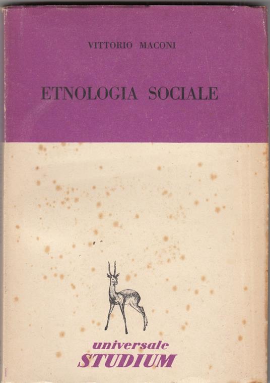 Etnologia Sociale - copertina
