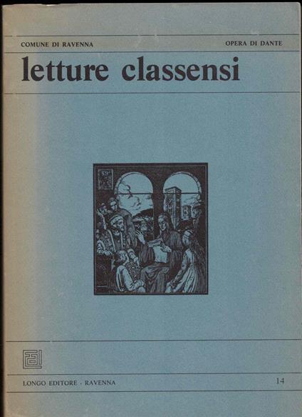 Letture classensi Volume 14 - Gian Luigi Beccaria - copertina