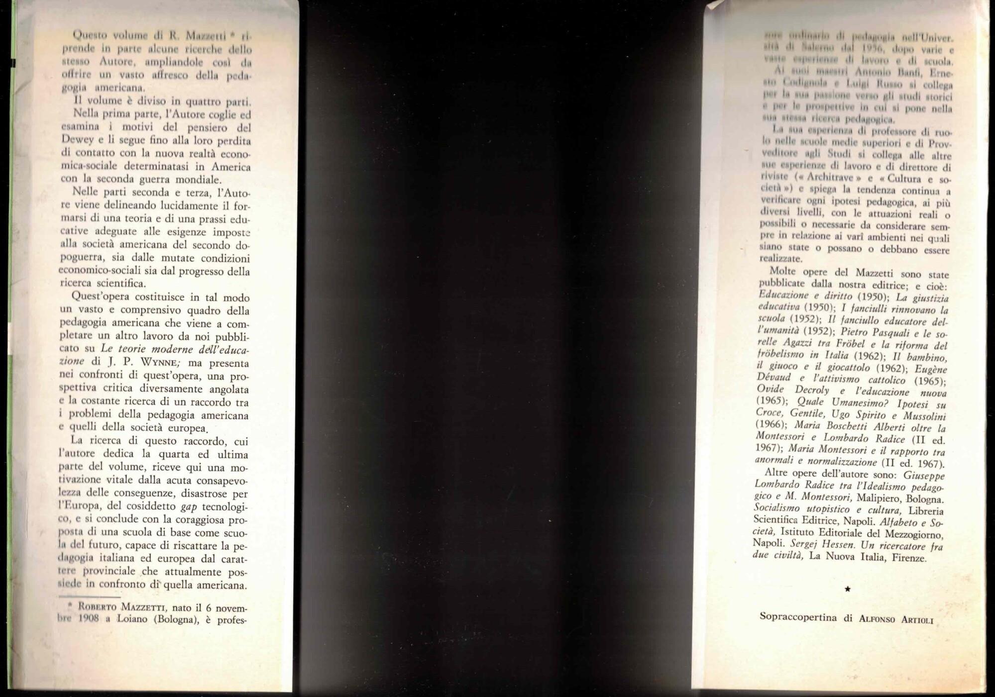 Libro Il Processo Educativo Nella Società Industriale Dewey E Bruner Mazzetti