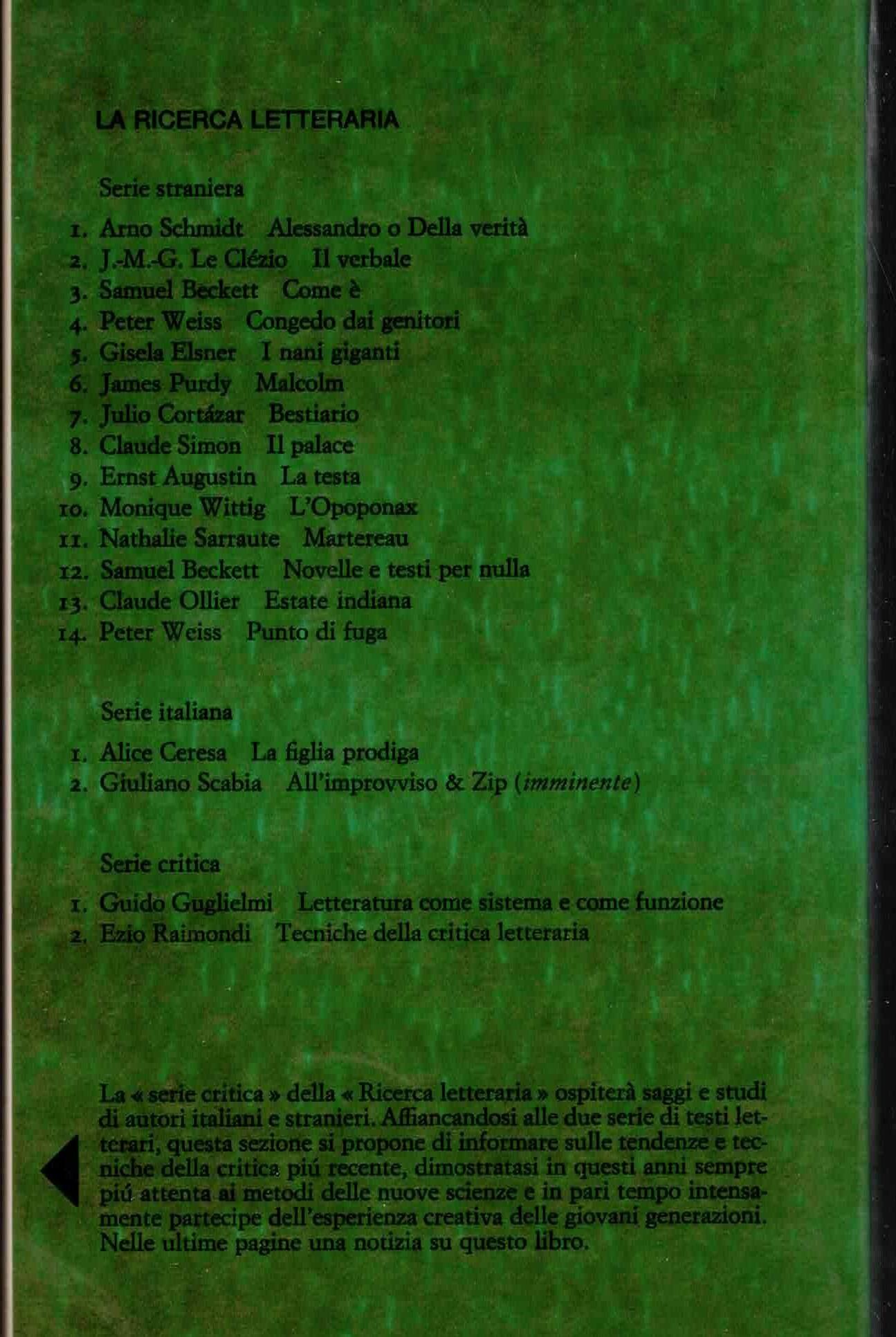 Tecniche della critica letteraria