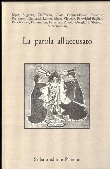 La parola all'accusato - copertina