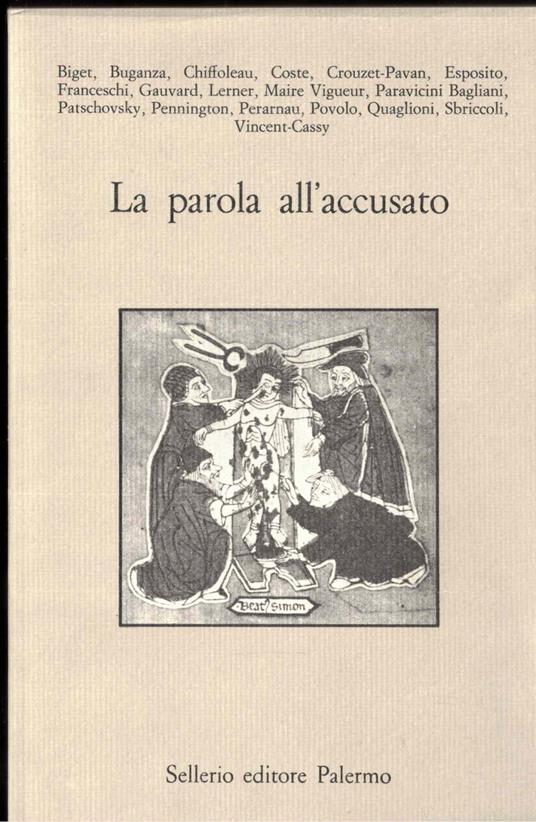 La parola all'accusato - copertina