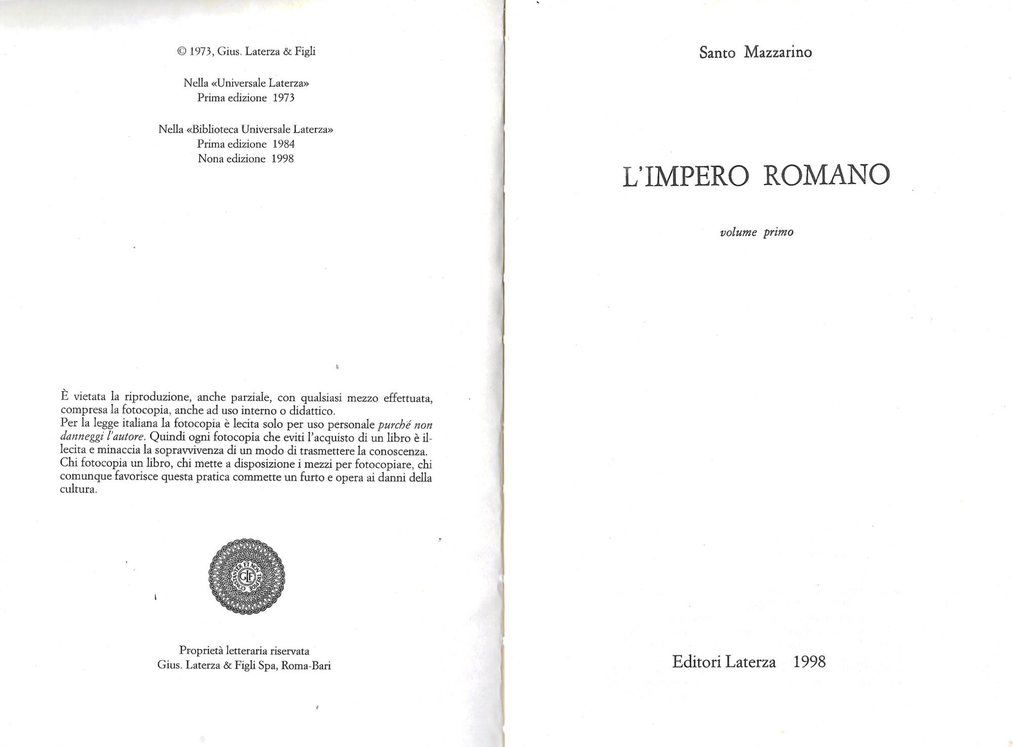 L ' Impero Romano