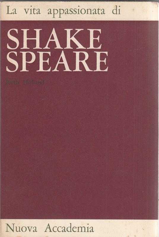 Shakespeare - Ruth Holland - copertina