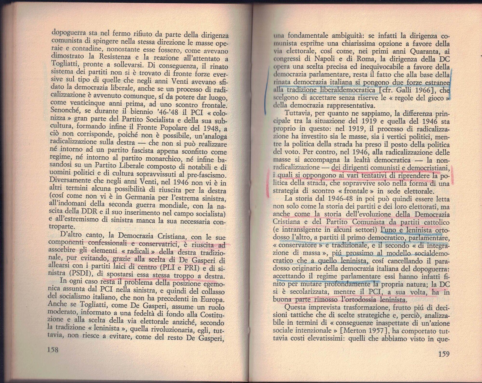 Il sistema dei partiti in Italia 1946-1979