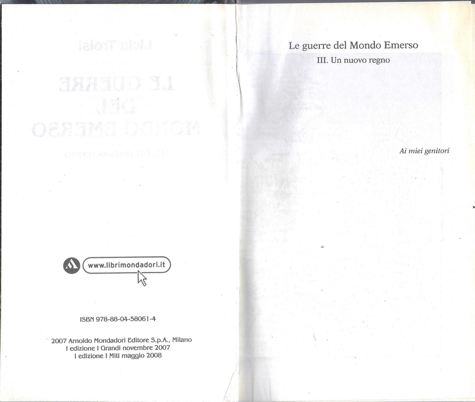 LE GUERRE DEL MONDO EMERSO - Un nuovo regno -