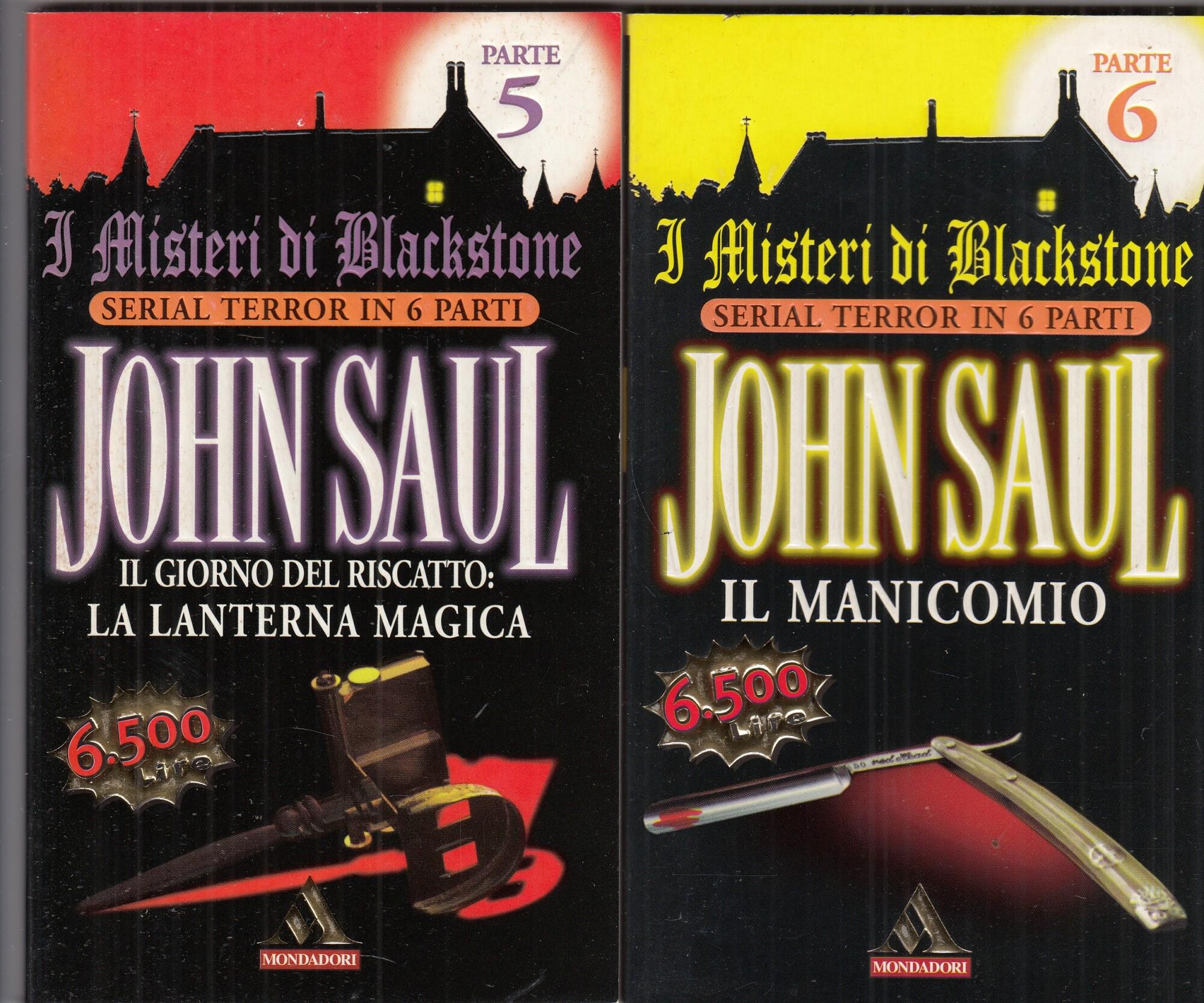 I misteri di Blackstone n° 1, 2, 3, 4, 5, 6