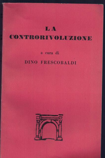 La controrivoluzione - copertina