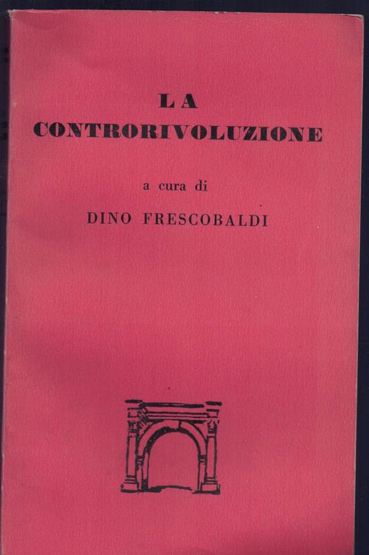 La controrivoluzione - copertina