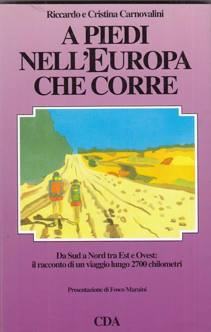 A piedi nell'Europa che corre - copertina