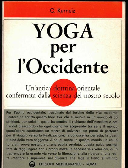 Yoga per l'occidente - Constant Kerneiz - copertina