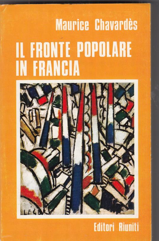 Il fronte popolare in Francia - Maurice Chavardes - copertina