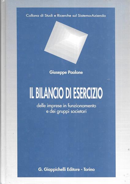 Il Bilancio Di Esercizio - copertina
