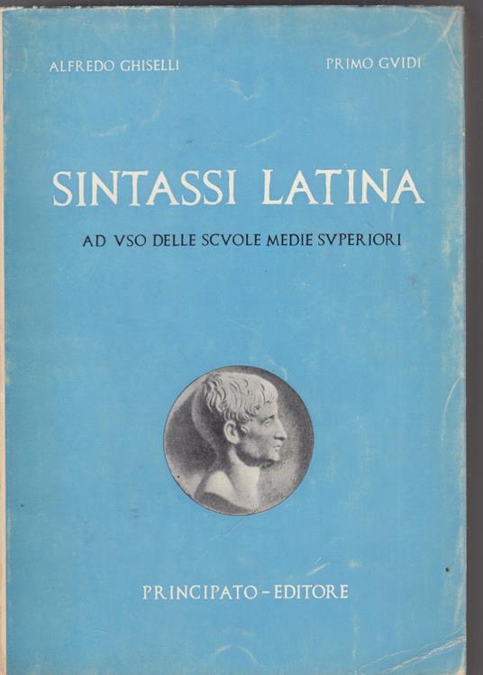 Sintassi Latina ad uso delle scuole medie superiori - copertina