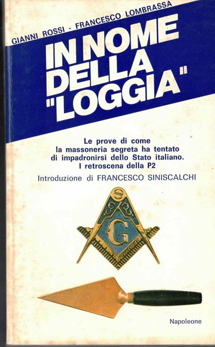 In Nome Dellà'Loggià' - copertina