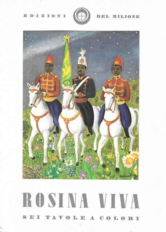 ROSINA VIVA - Sei tavole a colori - - Marco Valsecchi - copertina
