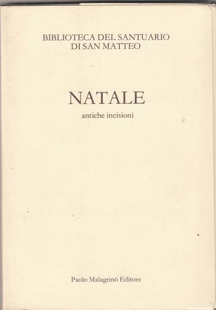 Natale, antiche incisioni - copertina