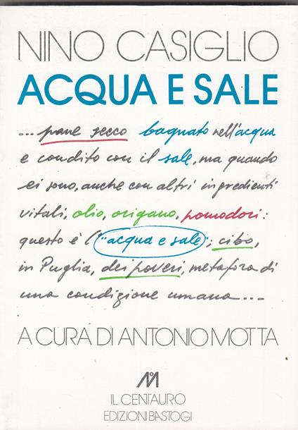 Acqua e sale - copertina