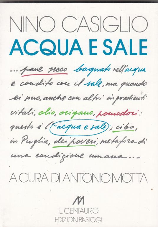 Acqua e sale - copertina
