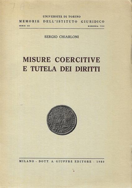 Misure coercitive e tutela dei diritti - copertina