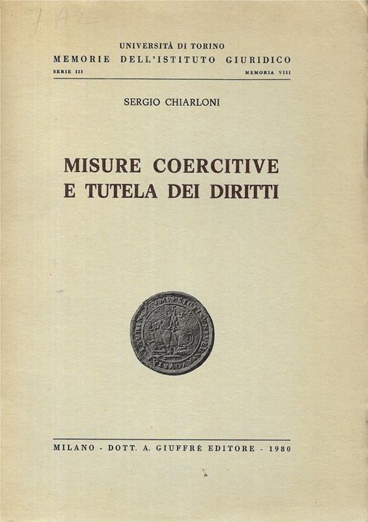 Misure coercitive e tutela dei diritti - copertina