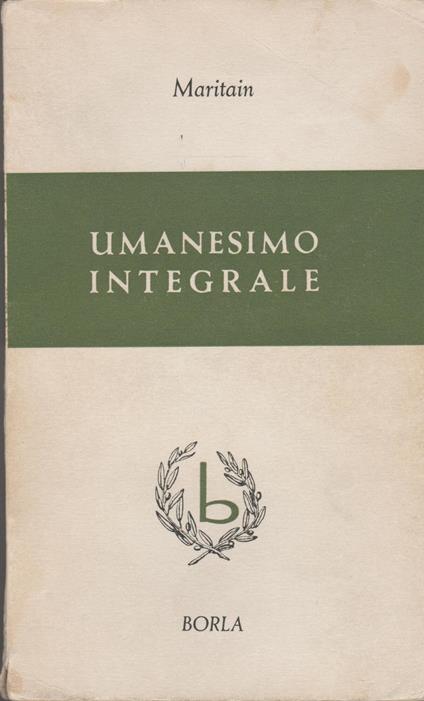 Umanesimo Integrale - copertina