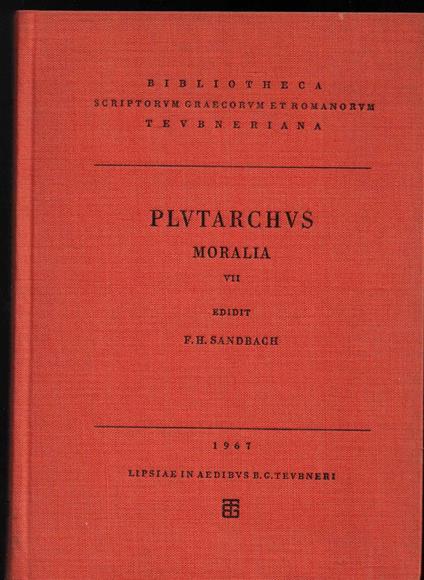 Plutarchus Moralia - copertina