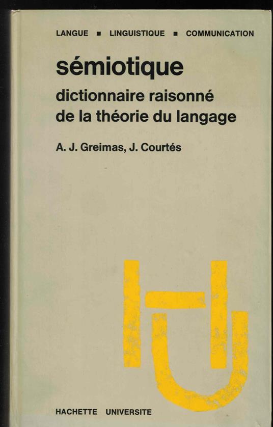 Sémiotique: Tome 1 - copertina
