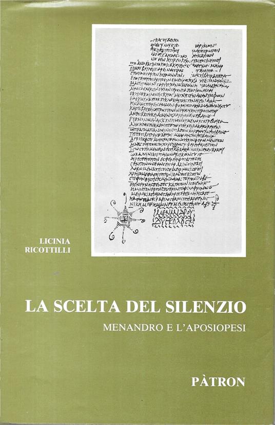La Scelta Del Silenzio - Licinia Ricottilli - copertina