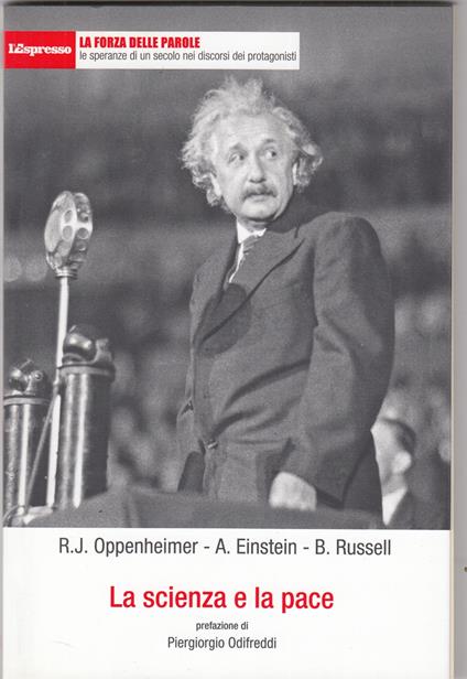 La scienza e la pace. Testo inglese a fronte - copertina